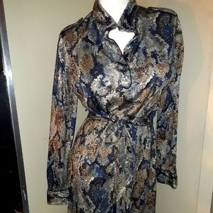 Snakeprint dress